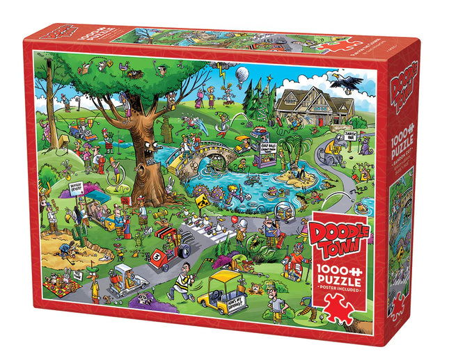 C-T Cobble DoodleTown : Par pour le parcours | 1000 pièces
