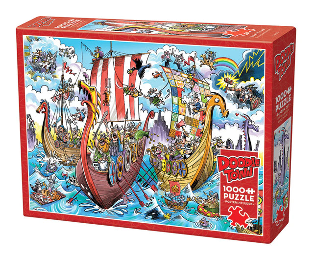 C-T Cobble DoodleTown : Voyage viking | 1000 pièces