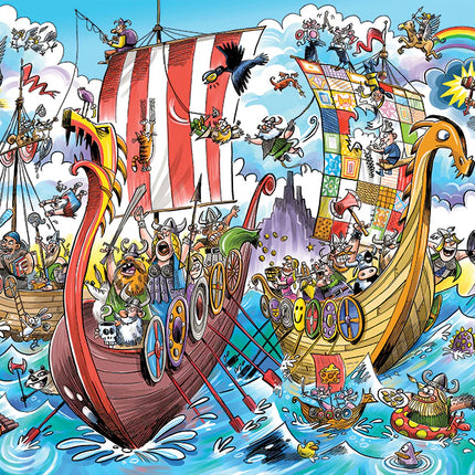 C-T Cobble DoodleTown : Voyage viking | 1000 pièces
