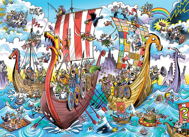 C-T Cobble DoodleTown : Voyage viking | 1000 pièces