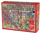 CT Cobble Hill DoodleTown: Bookshop Bedlam | 1000 Piece