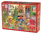 CT Cobble DoodleTown: Catch Santa | 1000 Pieces 