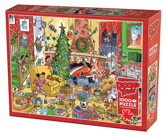 C-T Cobble DoodleTown : Attraper le Père Noël | 1000 pièces
