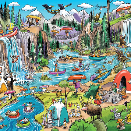 C-T Cobble DoodleTown : Portage Pandemonium | 1 000 pièces