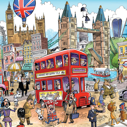 C-T Cobble Hill Doodletown: London Calling | 1000 Piece