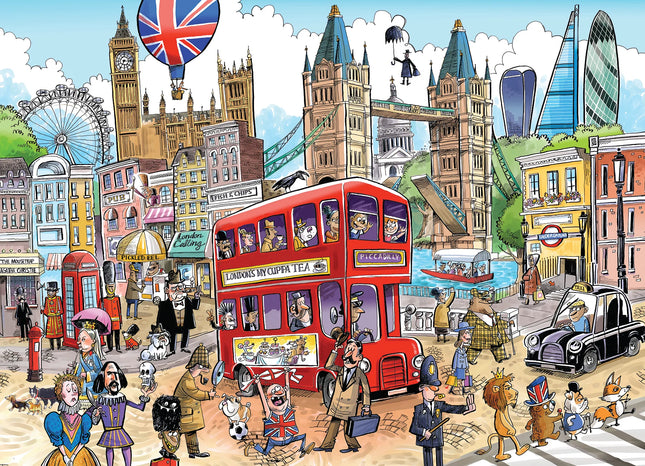 C-T Cobble Hill Doodletown: London Calling | 1000 Piece