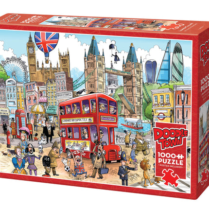 C-T Cobble Hill Doodletown: London Calling | 1000 Piece