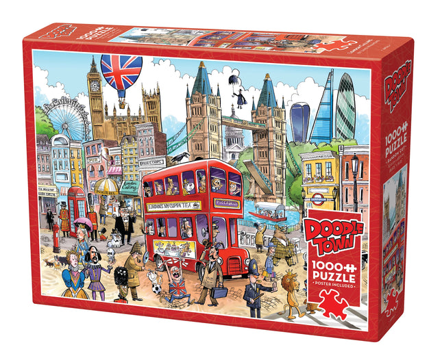 C-T Cobble Hill Doodletown: London Calling | 1000 Piece