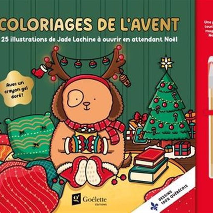 Coloriages de l'Avent De jade lachine