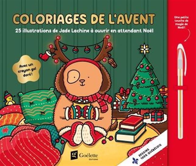 Coloriages de l'Avent De jade lachine