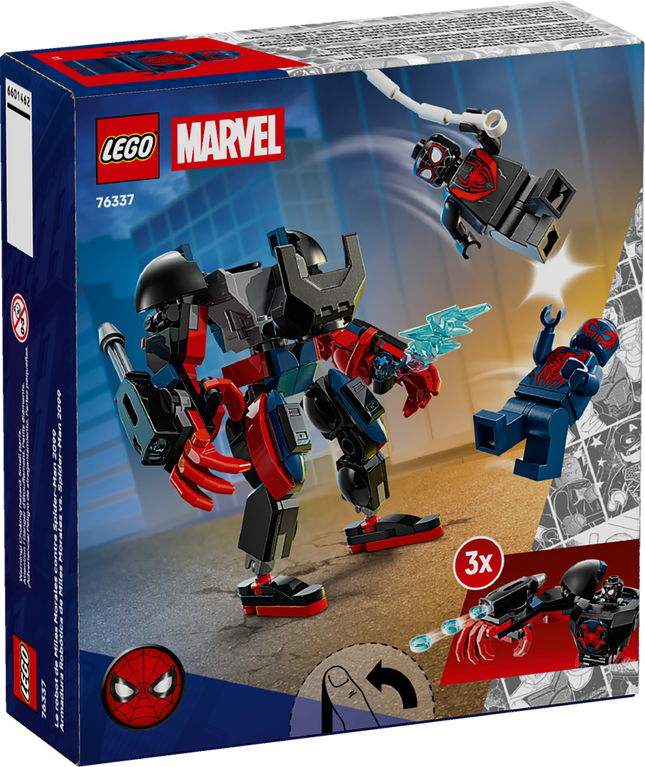 Lego Marvel 76337 Le robot de Miles Morales contre Spider-Man 2099