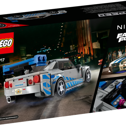 Lego speed champions 76917 2 fast 2 furious nissan skyline gt-r (r34)