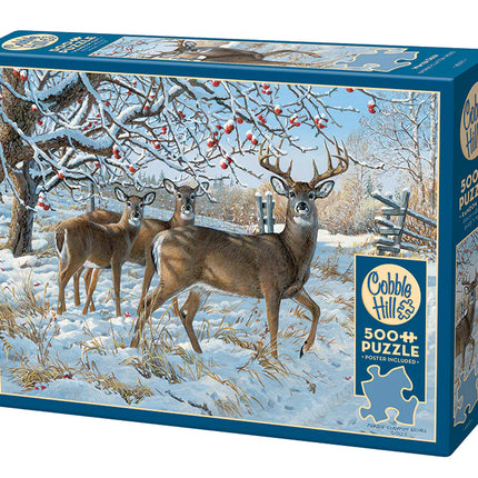 CT Cobble Winter Deer | 500 pieces 
