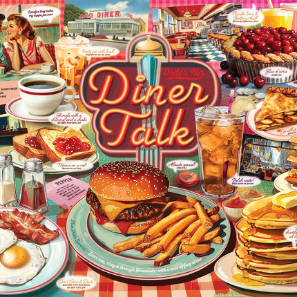 C-T Cobble Diner Talk | 500 Piece | AI Assistance