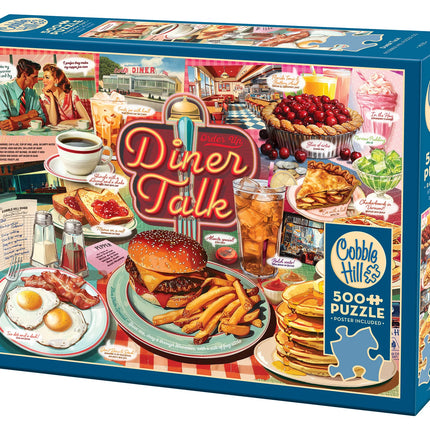 C-T Cobble Diner Talk | 500 Piece | AI Assistance