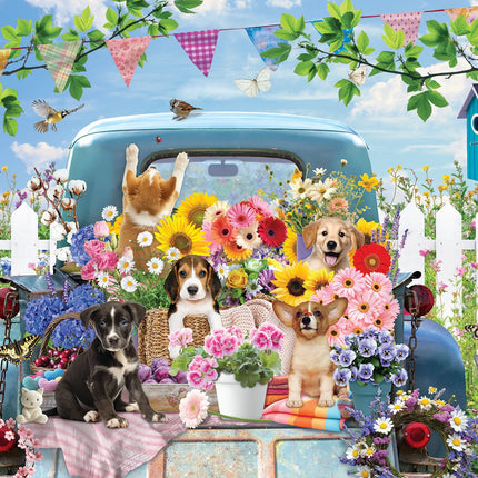 C-T Cobble Country Truck in Summer | 500 Piece | AI Assistance