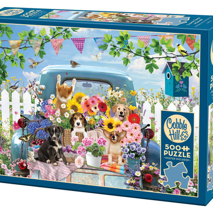C-T Cobble Country Truck in Summer | 500 Piece | AI Assistance
