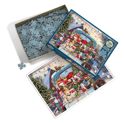 CT Cobble Hill Country Truck in Winter | 500 Piece | AI Assistance