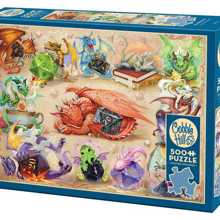C-T Cobble D20 Dragons | 500 Piece