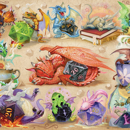 C-T Cobble D20 Dragons | 500 Piece