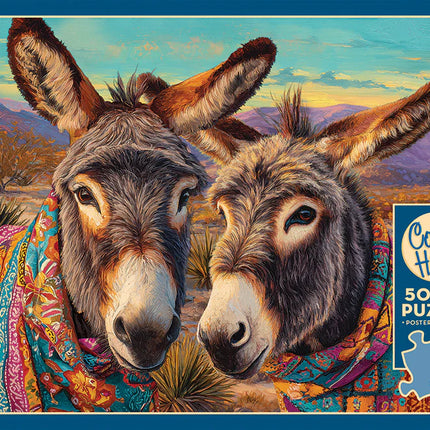 CT Cobble Hill Dos Burros | 500 Piece | AI Assistance