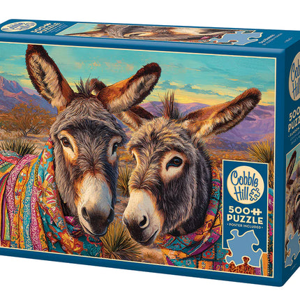 CT Cobble Hill Dos Burros | 500 Piece | AI Assistance