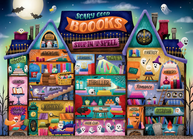 C-T Cobble Hill Scary Good Books | 500 Piece