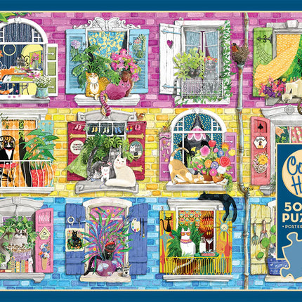 C-T Cobble Hill Living With Catitude | 500 Piece