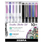 Highlighter/Pen Set-Creative,Mildliner&Sarasa Fineliner 10/P