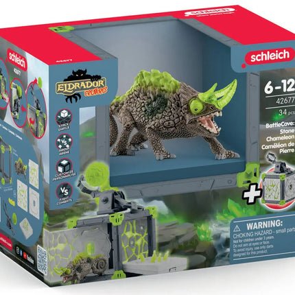 Schleich battlecave: stone chameleon