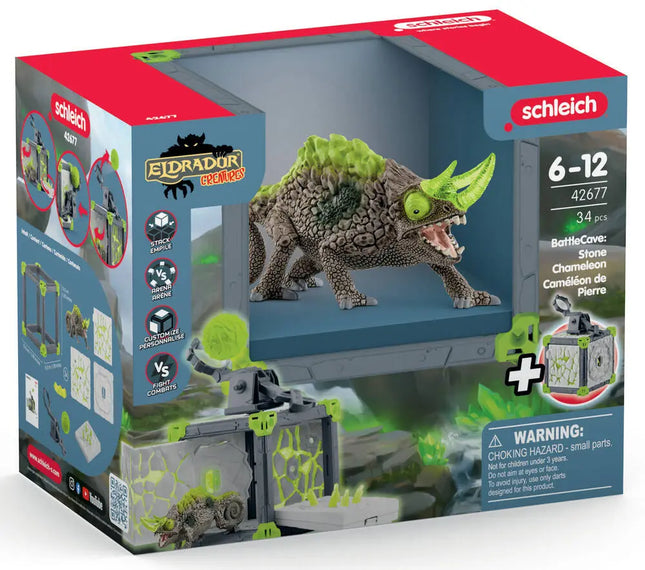 Schleich battlecave: caméléon de pierre