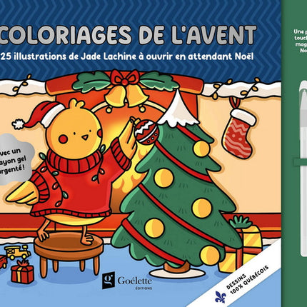 Coloriages de l'avent 2026 - Jade Lachine
