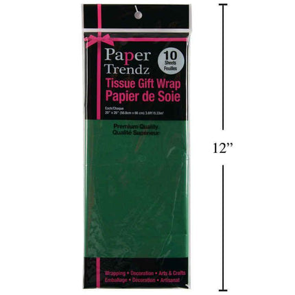 Papier soie vert