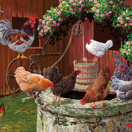 C-T Cobble Les poulets vont bien | Manipulation facile 275 pièces
