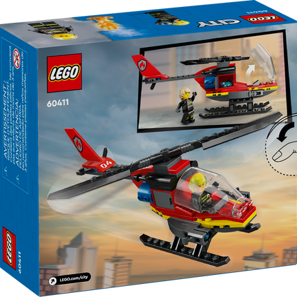 Lego 60411 Fire Rescue Helicopter