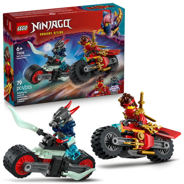 Lego Ninjago 71838 La course à moto de Kai