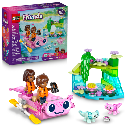 Lego Friends 42681 Le bateau d’aventure axolotl