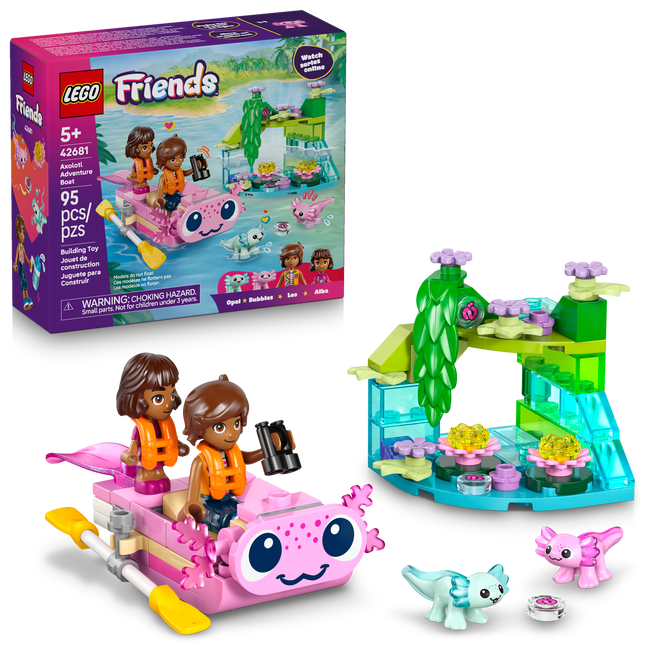 Lego Friends 42681 Le bateau d’aventure axolotl