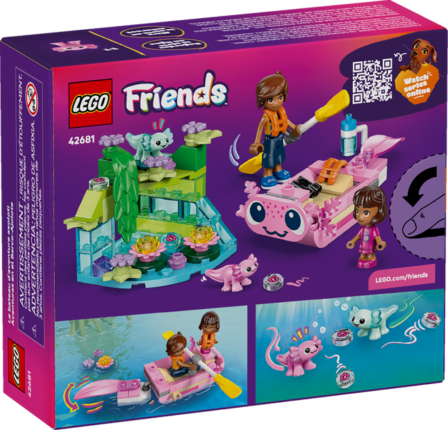 Lego Friends 42681 Le bateau d’aventure axolotl
