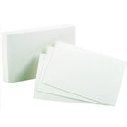 Paquet De 100 Fiches Unies, 5 X 8 Po, Blanc - 50