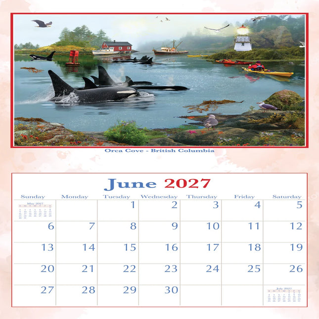 Pine Ridge 2027 Canadian Vacation Calendar