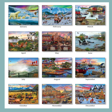 Calendrier Pine Ridge 2027 Canadian Vacation