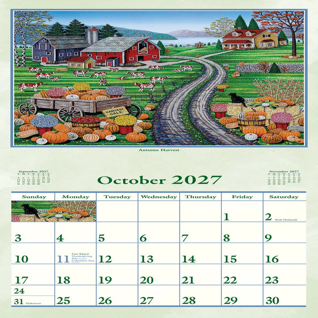 Pine Ridge 2027 Country Roads Calendar