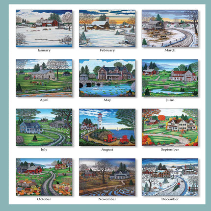 Calendrier Pine Ridge 2027 Country Roads
