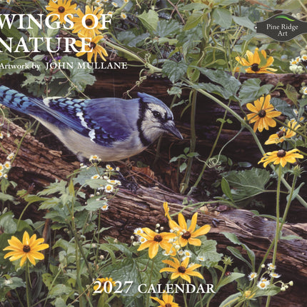 Calendrier Pine Ridge 2027 Wings of Nature