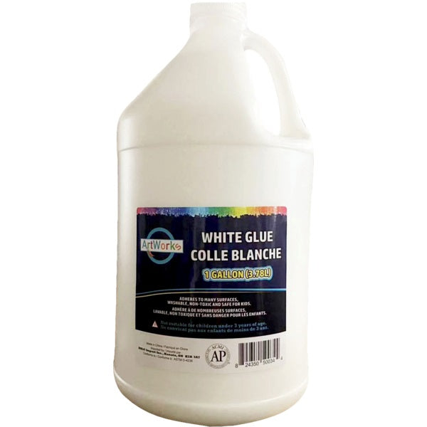 Glue-School, Artworks Washable White 3.78L