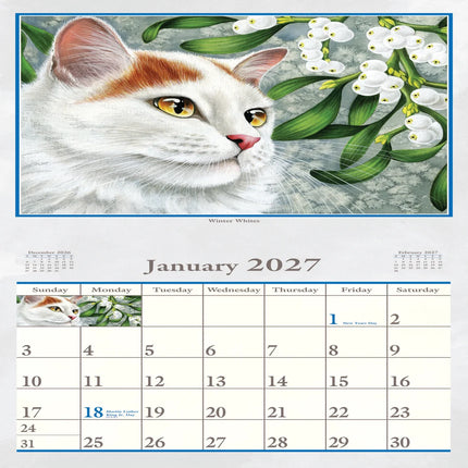 Calendrier Pine Ridge 2027 The Cats Meow