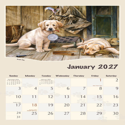 Calendrier Pine Ridge 2027 Must Love Dogs