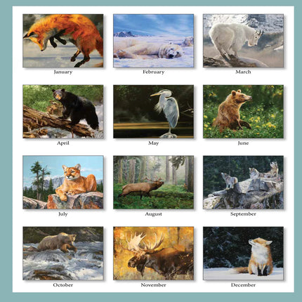 2027 Pine Ridge Animal Instincts Calendar