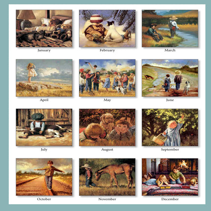 Calendrier Pine Ridge 2027 Bygone Days